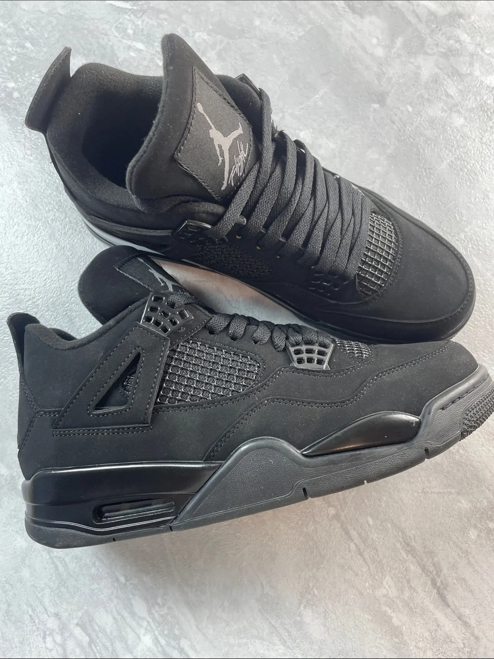 Jordan Flight Men's Black Suede Basketball Sneakers